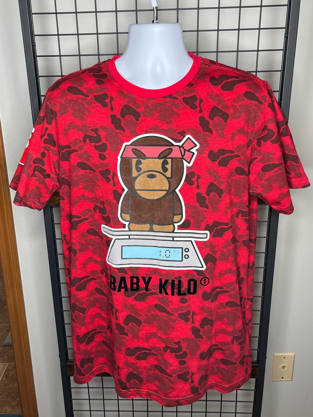 Hudson Outerwear Baby Kilo Kids' Red Camo Graphic Tee